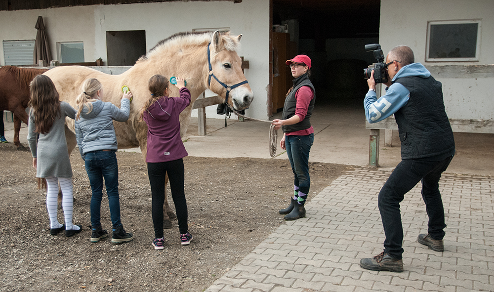 Vom SZ-Fotografen festgehalten wurde unter anderem die neue Reit-
