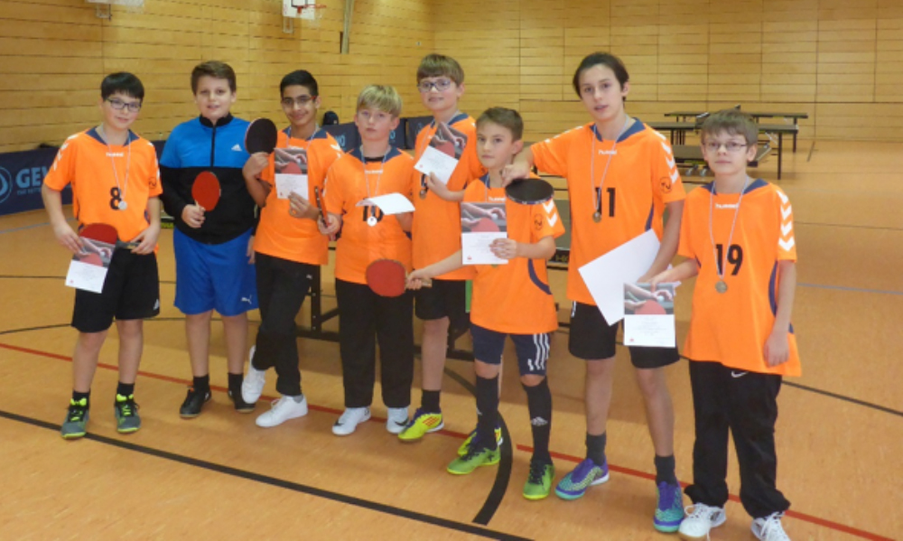 Vize-Bezirksmeister im Tischtennis wurden Mitte Januar die Buben der Wettkampfklasse IV mit tollen Partien in Metten.