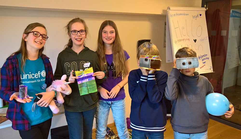 Viel erleben durften unsere Schülerinnen und Schüler während des Treffens der bayerischen UNESCO-Schulen von Mittwoch bis Freitag in Nürnberg.