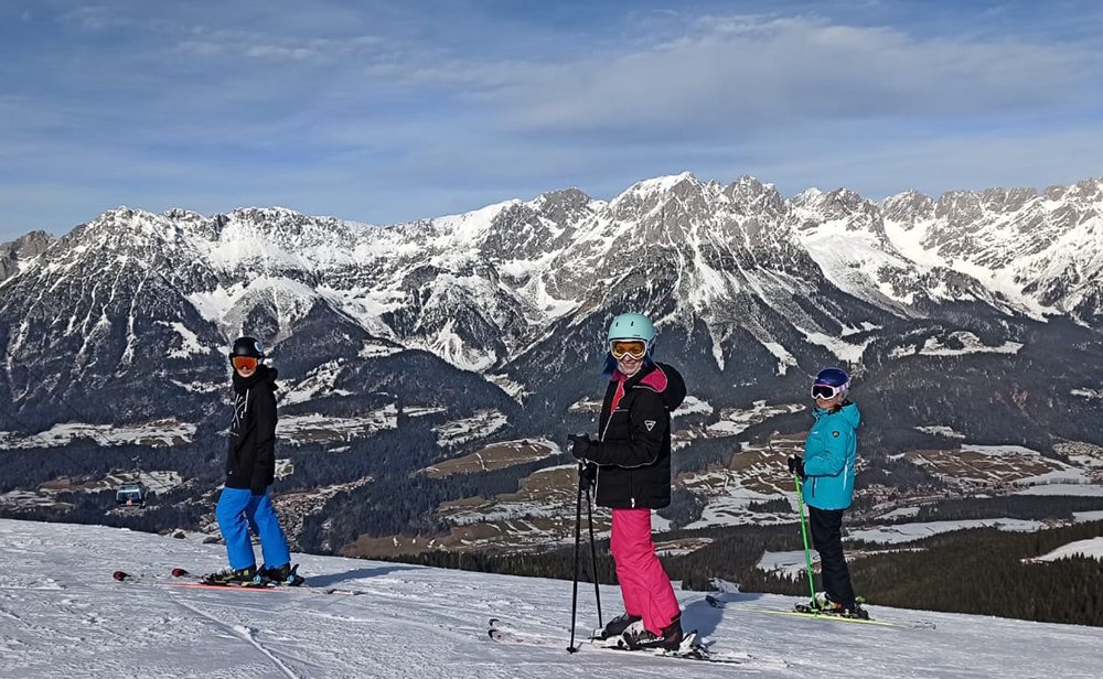 Einen traumhaften Skitag erlebten unsere Schülerinnen und Schüler in der Skiwelt Wilder Kaiser.