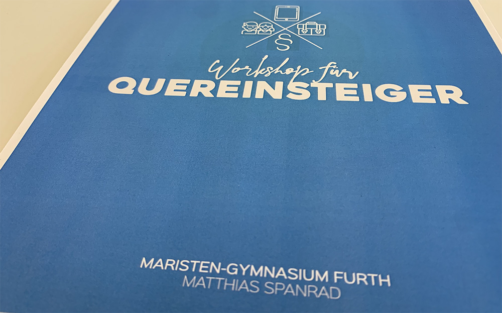 Einen Workshop für alle elf Quereinsteiger gibt es seit diesem Schuljahr am Maristen-Gymnasium mit unter anderem extra erstellten Materialien.