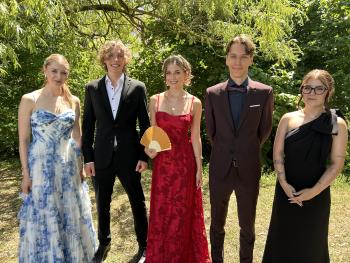 Franziska Meierloh (v.l.), Maximilian Mayer, Victoria-Sophie Trestl, Jakob Paringer und Mona Ternes 