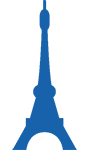 Icon blauer Eifelturm